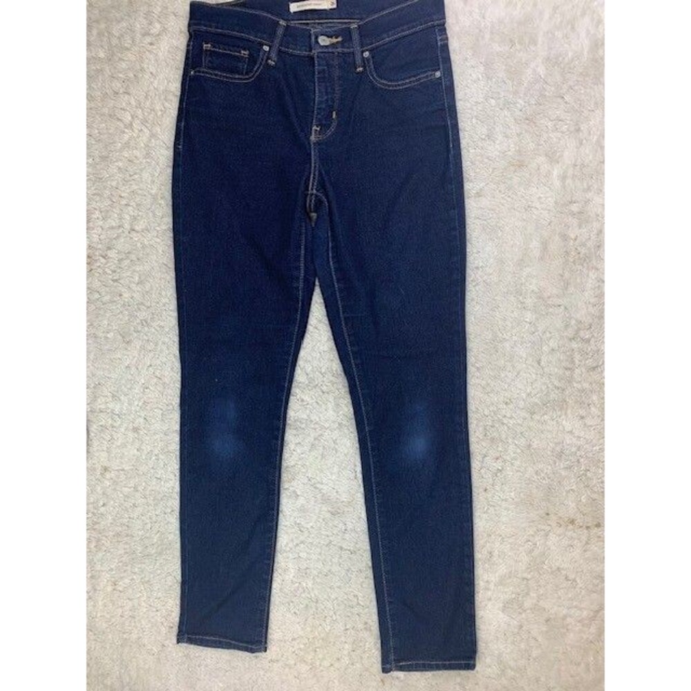 Levi 311 Size 26 Womens Jeans Shaping Skinny Mid Rise Stretch Dark Wash